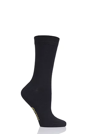 Women's 1 Pair SOCKSHOP Colour Burst Bamboo Socks with Smooth Toe Seams